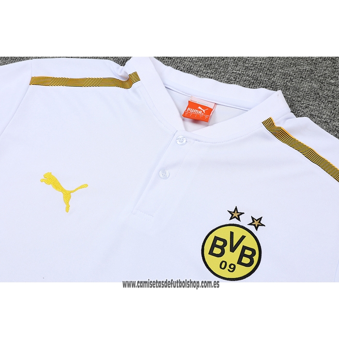 Conjunto Polo del Borussia Dortmund 22-23 Blanco